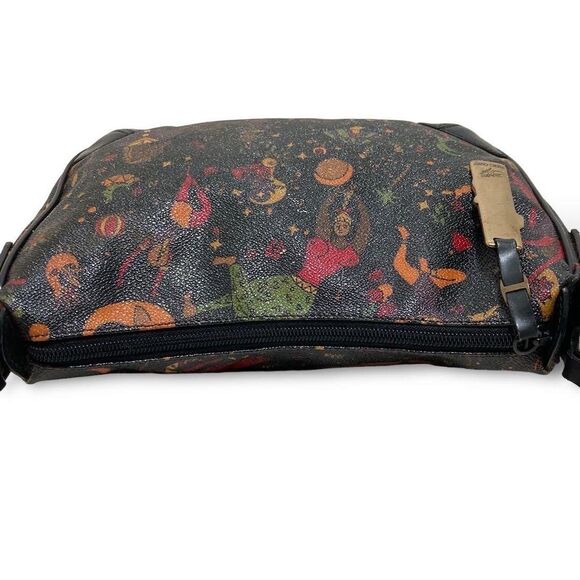 Piero Guidi Magic Circus Coated Canvas Satchel - Picture 11 of 16